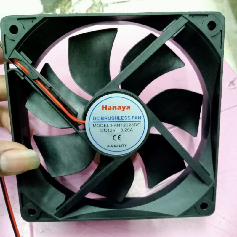 FAN DC 12X12 DC 12V HANAYA