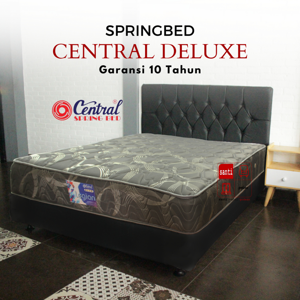 Springbed Central Deluxe Fullset Ukuran Single