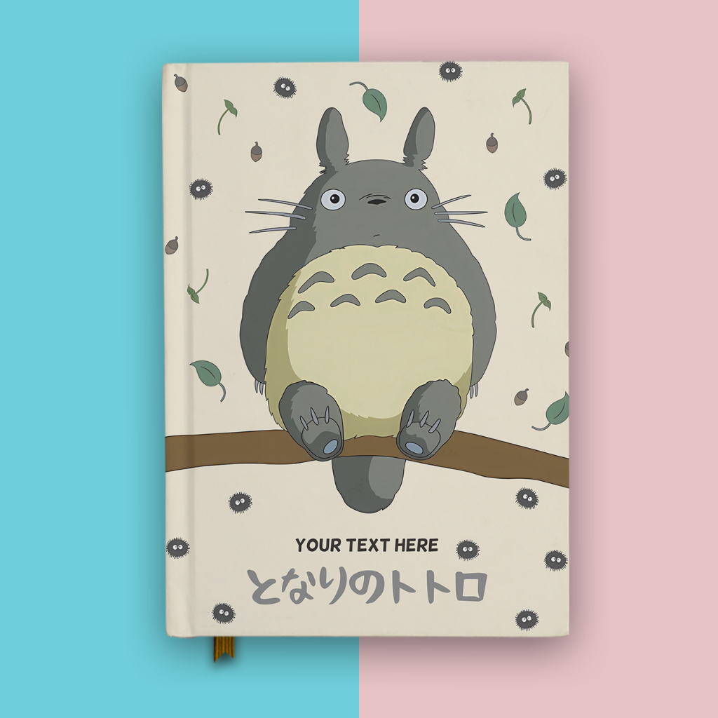 

Buku Catatan Notebook Ghibli Totoro 6 Hardcover Anime Manga Custom Nama Jurnal Diary Pocket Book Gift Cosplay Agenda Planner A5 A6