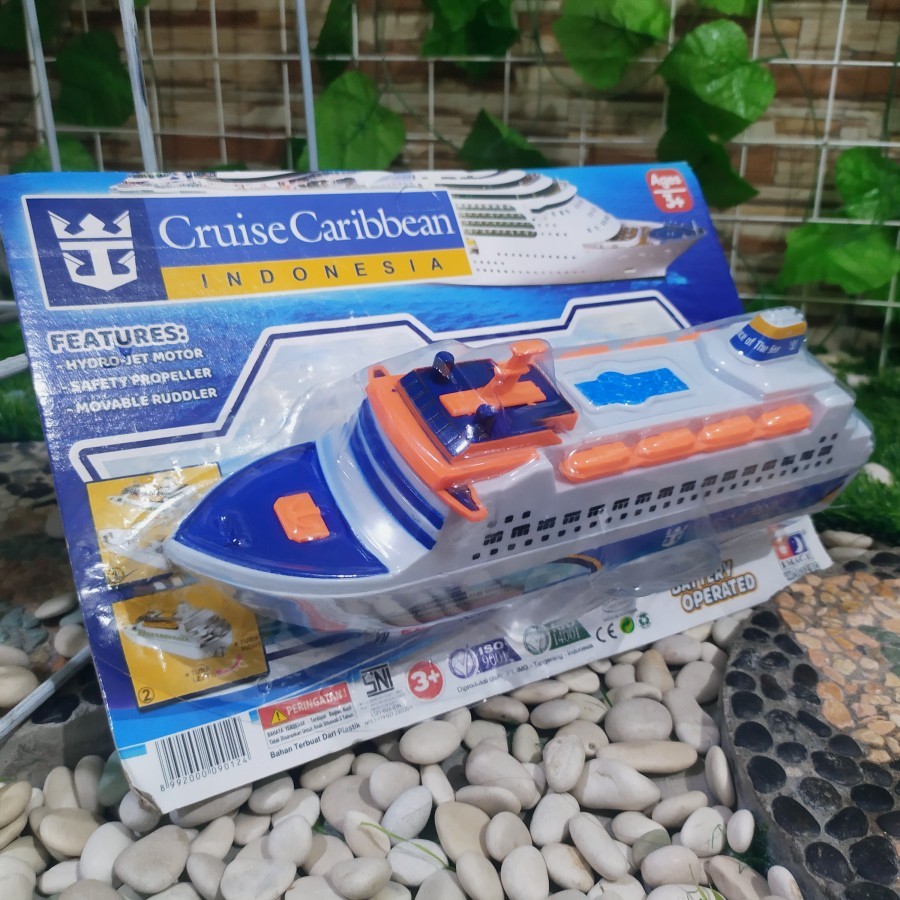READY STOK Mainan perahu kapal pesiar berjalan d air non remot kontrol - kapal pesiar