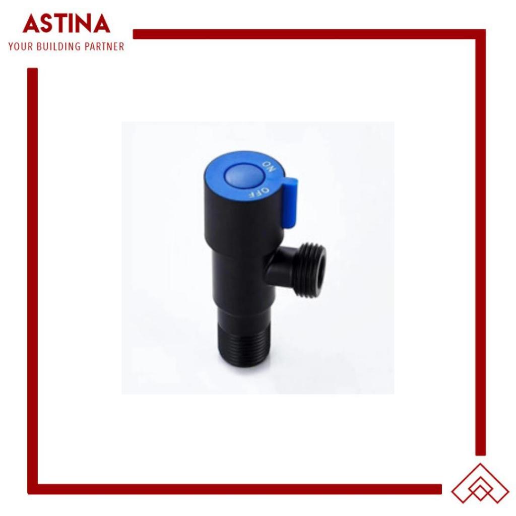 AJS Stop Kran Single Black/Hitam On Off KD 025