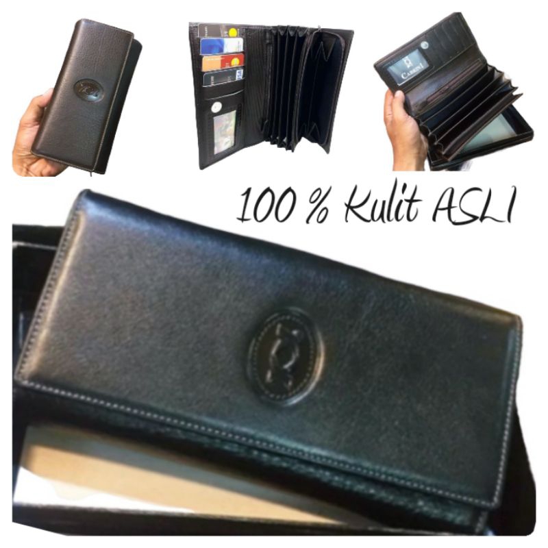 (COD) Dompet Wanita Kulit Branded Dompet wanita kulit Asli Dompet wanita terbaru Dompet wanita Class