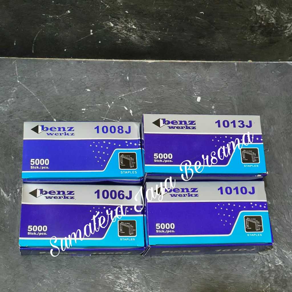 

Isi refill Stapler model U 1006J-1008J-1010J-1013J Paku Tembak Benz