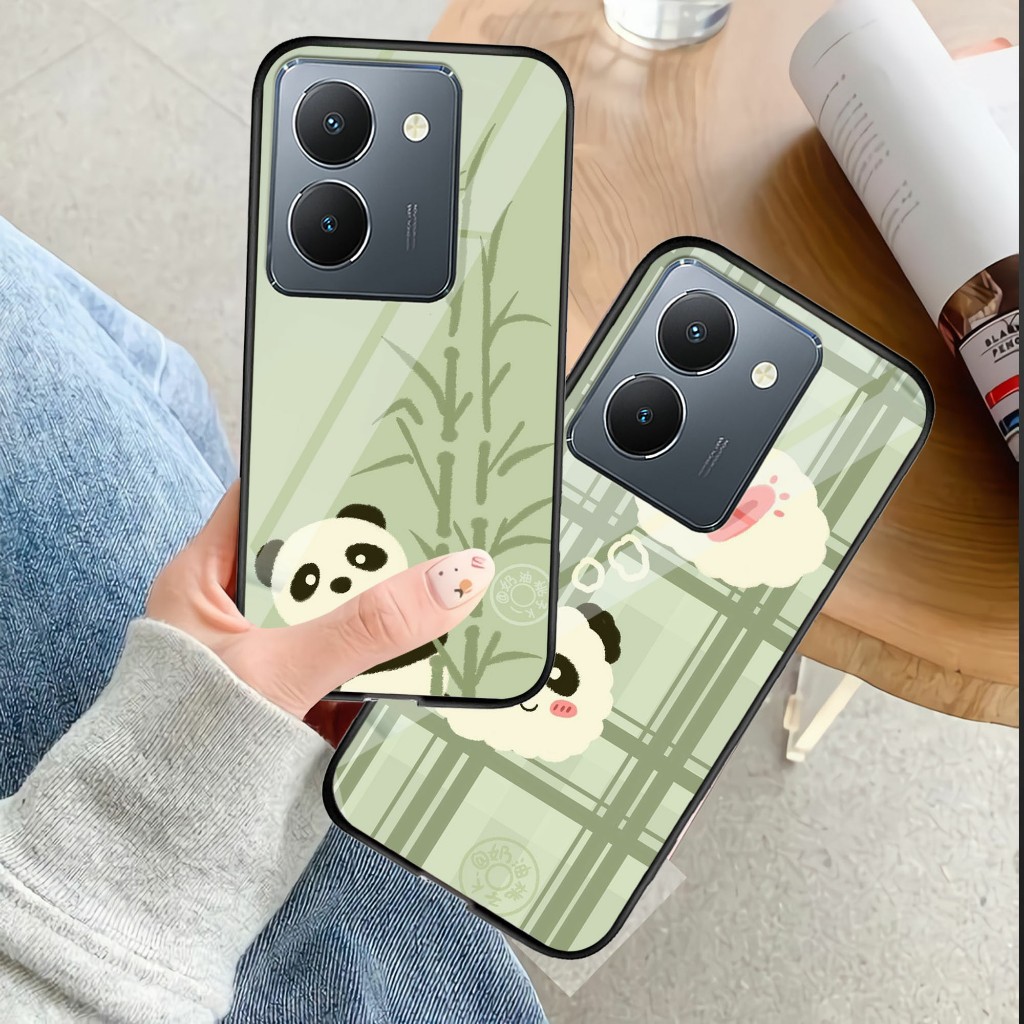 Case Kaca VIVO Y36 - Kesing Hp VIVO Y36  - Case Kaca Kilau VIVO Y36  - Case VIVO Y36 (GC189)