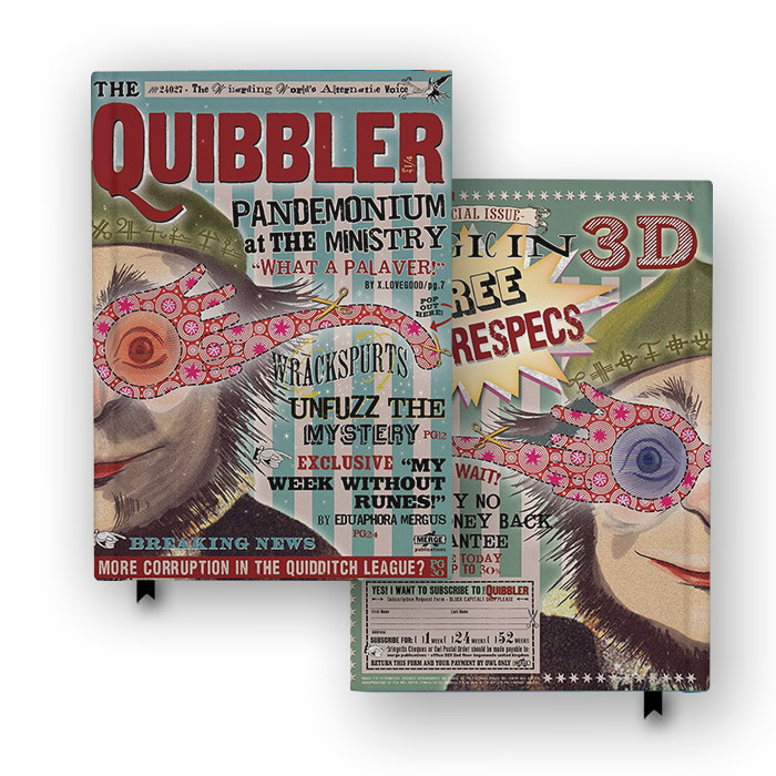 

Buku Harry Potter Majalah Quibbler Luna Lovegood Hardcover Diary Agenda Jurnal Burning Wasabi