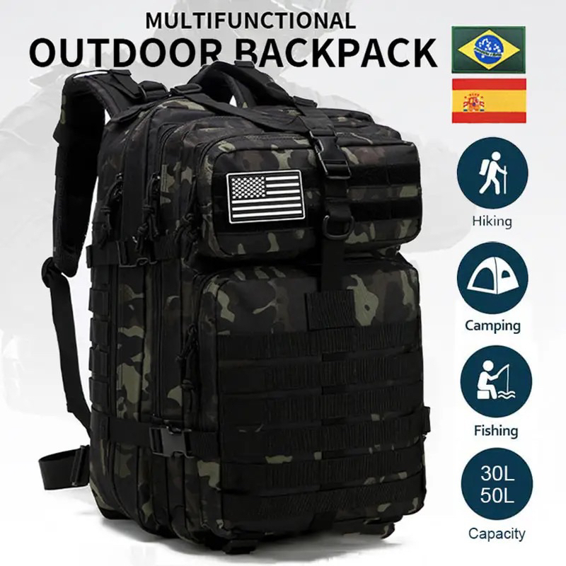 Tas Ransel Army Tas Punggung Tentara Tas waterproof backpack Tas naik Gunung Tas ukuran Besar