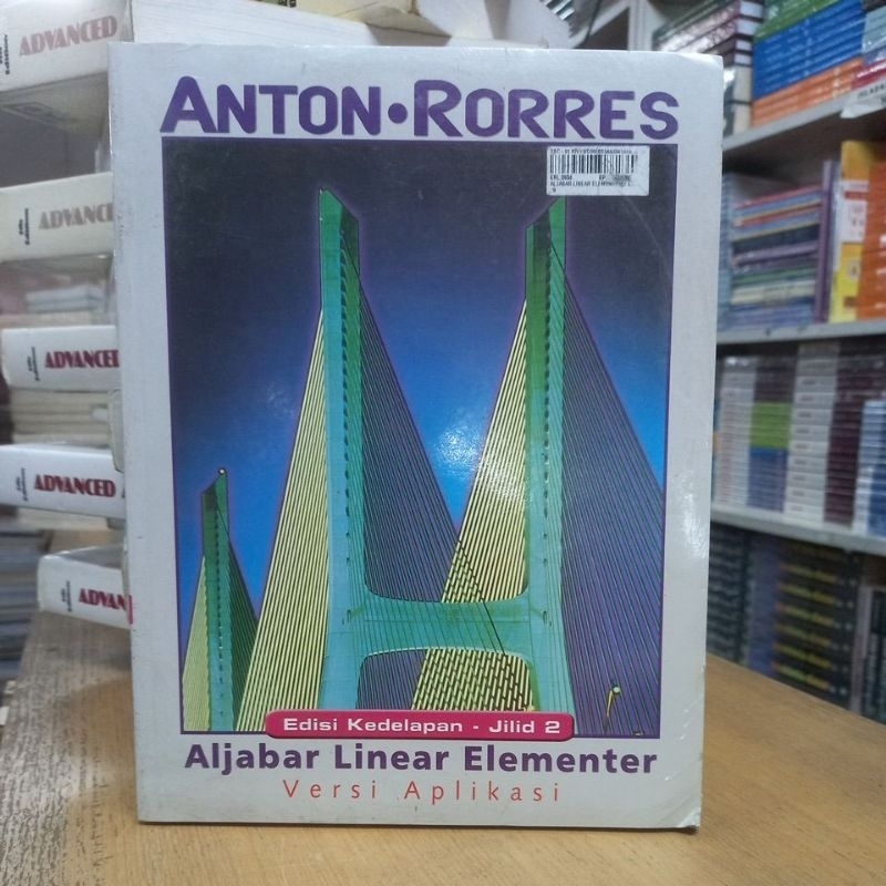 buku aljabar linier elementer jilid 2 edisi 8 howard anton original