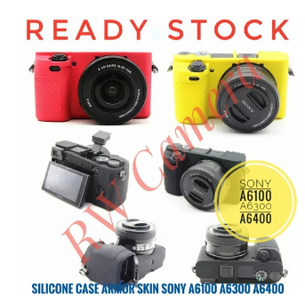 Silicone Case Sony A6100 A6300 A6400 Sarung Silikon Armor Skin Karet