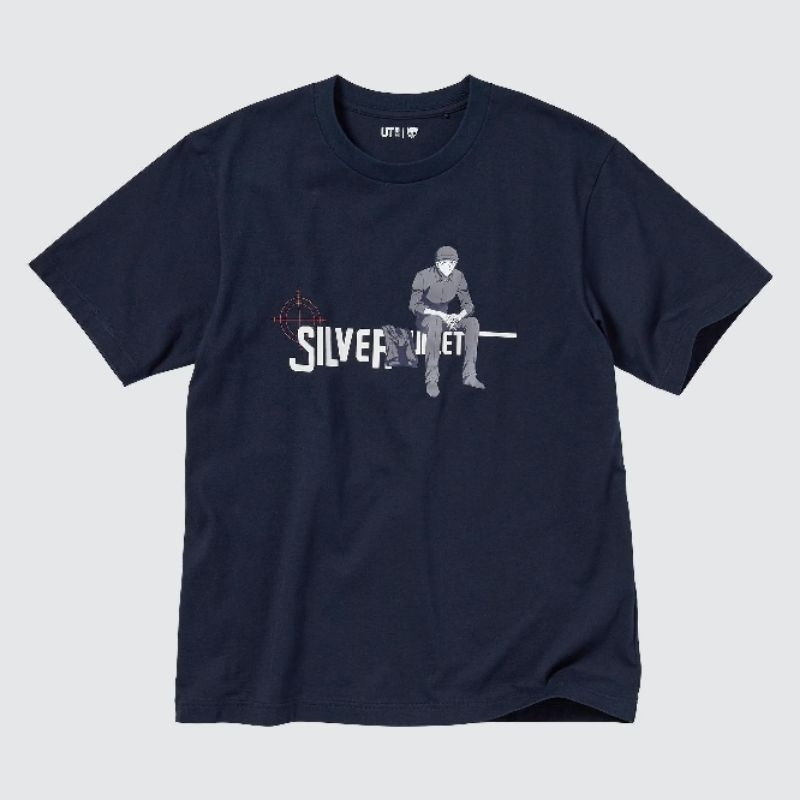 Tshirt Uniqlo Silver Bullet  | Detective Conan UT Kaos Lengan Pendek