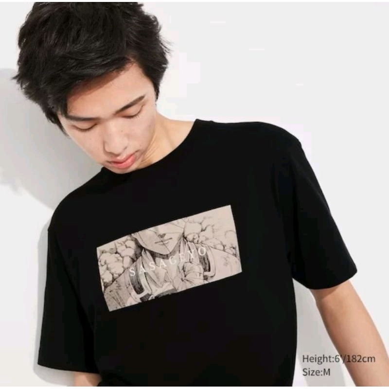 Tshirt Unqilo X Attack on Titan | Levi Ackerman - Sasageyo | Attack on Titan UT Kaos Lengan Pendek