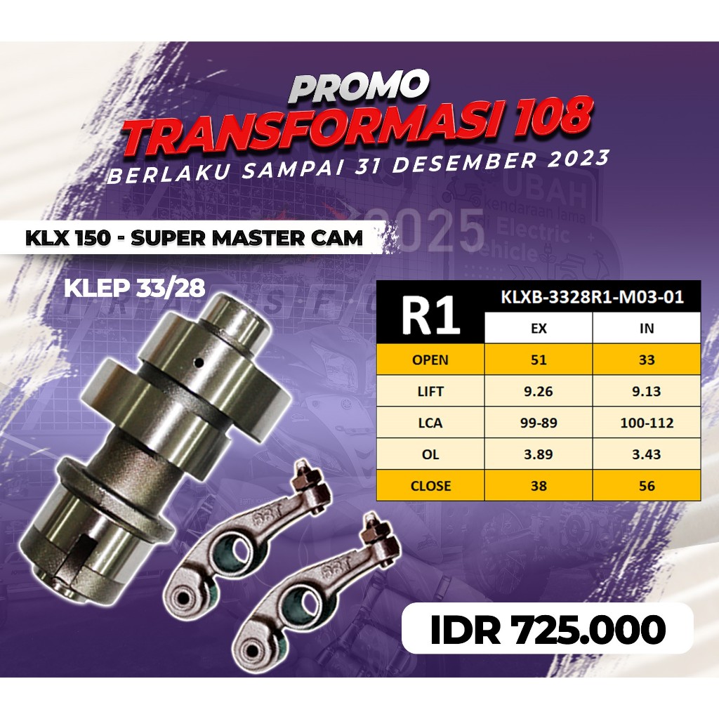 NOKEN AS KLX 150 | KLEP 33/28 | SERI R1 | BRT