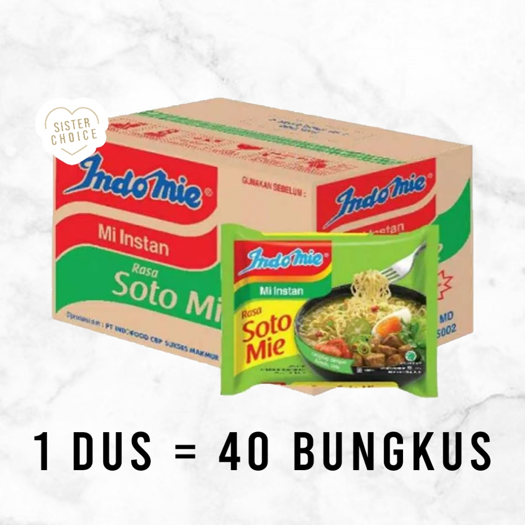 

Indomie Soto Mie 1 Dus Isi 40 Pcs