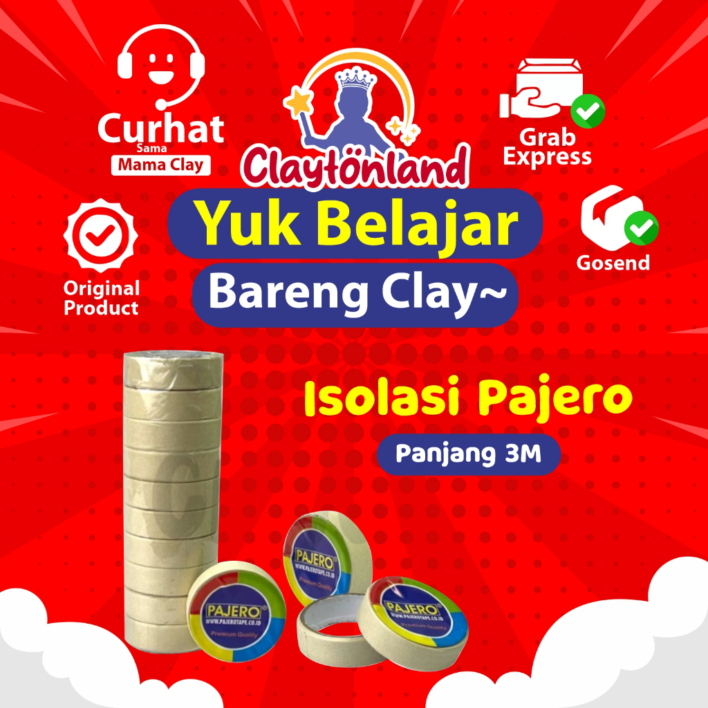 

Isolasi Kertas / Masking Tape Pajero Kecil 3/4