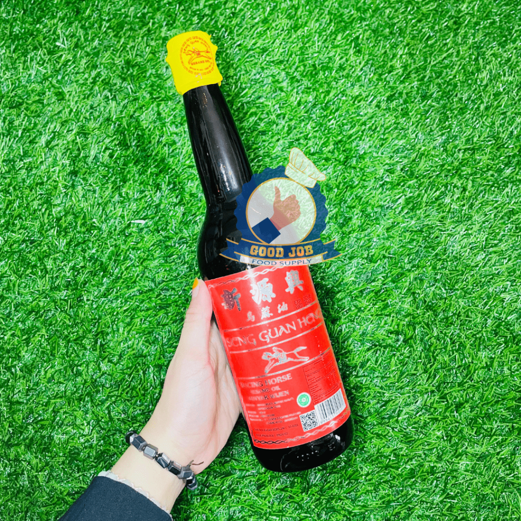 

KUDA Minyak Wijen Sesame Oil Medium 620 ml Halal - Grade Sedang Seng Guan Heng