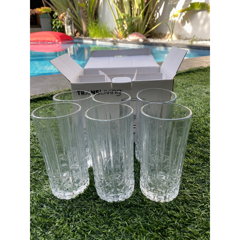 set gelas transliving isi 6