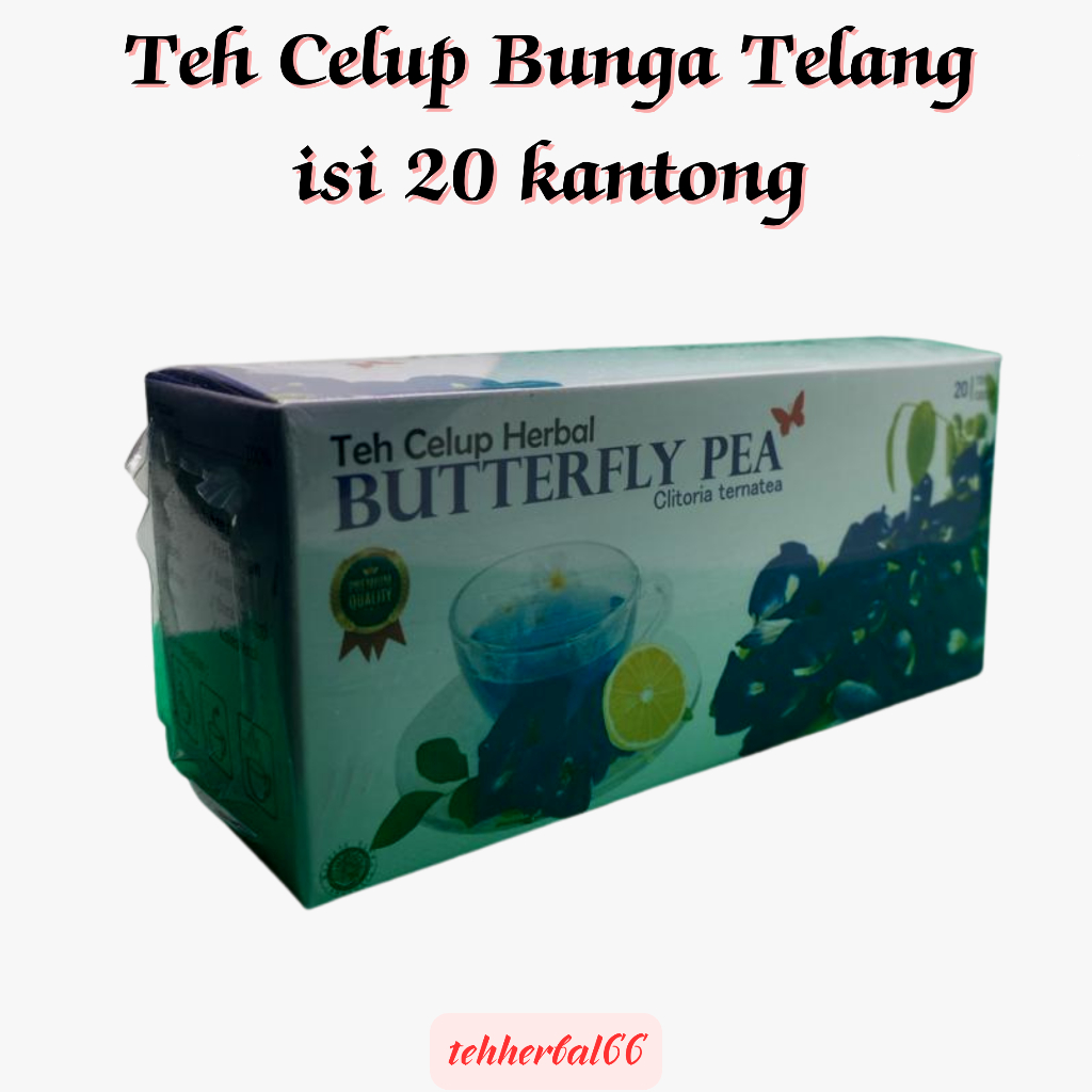 

TEH CELUP HERBAL BUNGA TELANG || 100% HERBAL ALAMI