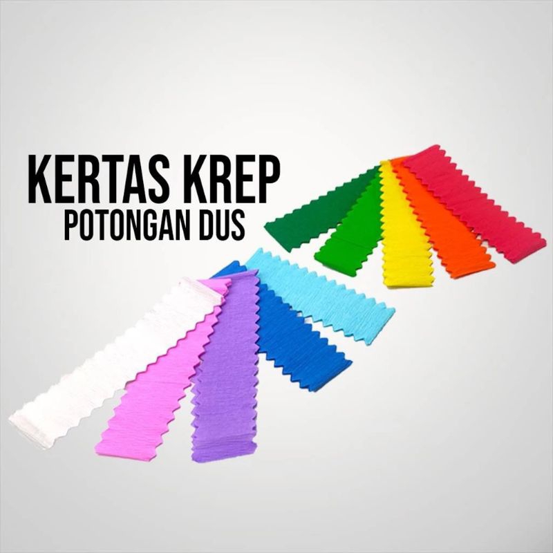 

KERTAS KREP POTONG WARNA-WARNI