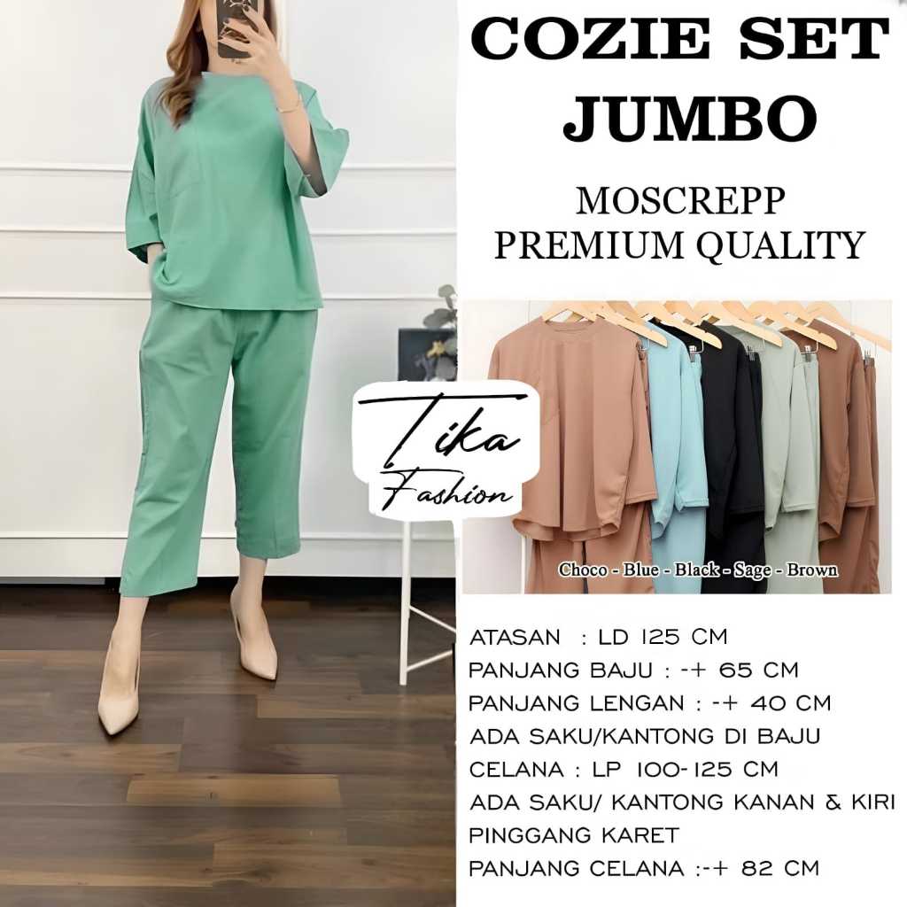 ONESET / STELAN WANITA HIJAB JUMBO KOREAN STYLE