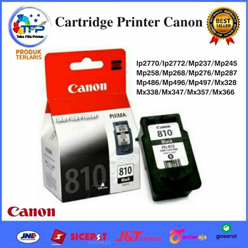 Cartridge Printer Canon PG 810 Black