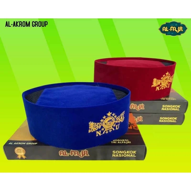 PECI SONGKOK BIRU AC NU KOPIAH MERAH NU ANAK DAN DEWASA