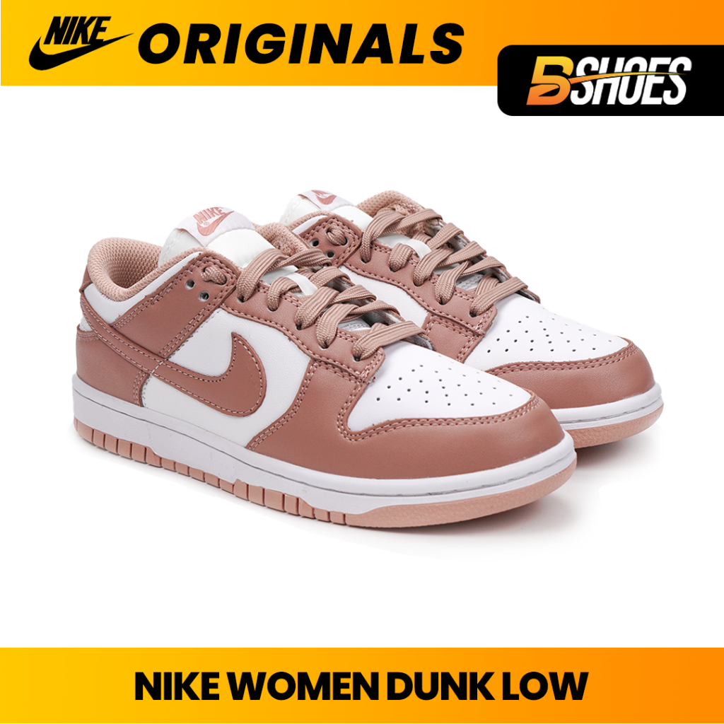 Nike Dunk Low Whisper Rose Woman Sepatu Sneaker Nike Dunk Low Sepatu Nike Ori Sepatu Nike Pink Whisp