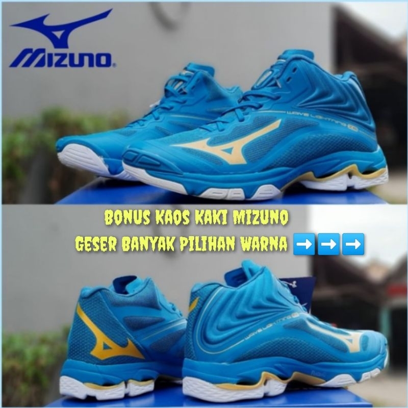 Sepatu Volly Mizuno Wave Lightning Z7 Wlz7 Sepatu Olahraga Unisex/ Mid Low Middle / COD / Tennis Mej