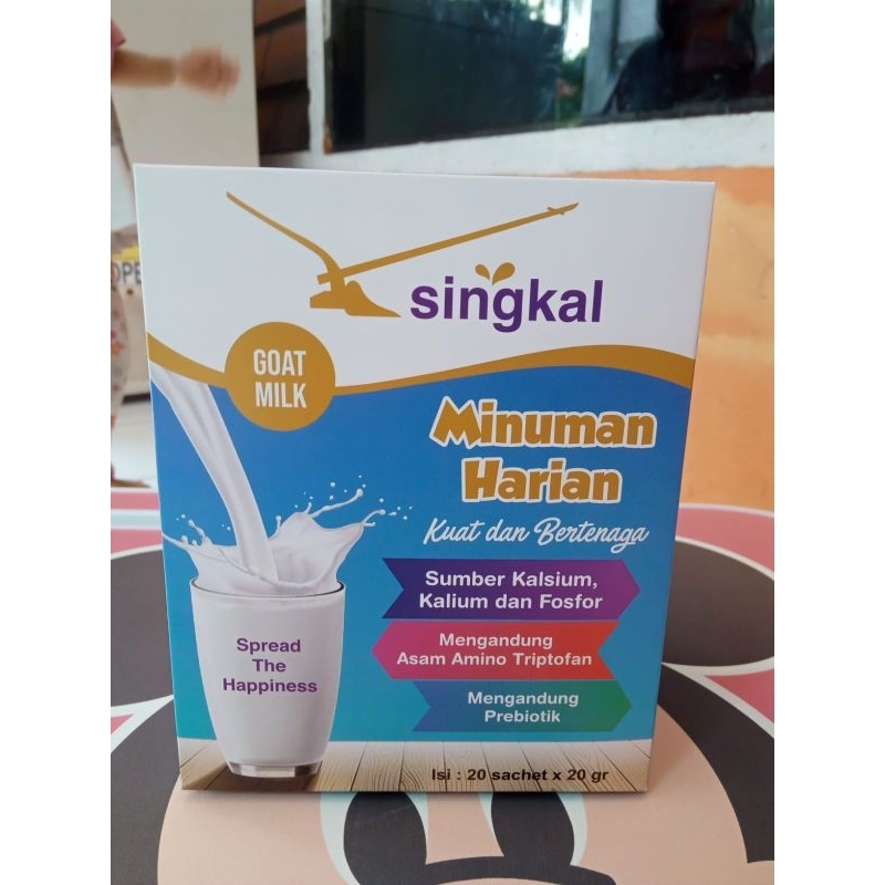 

SUSU KAMBING SINGKAL / GOAT MILK SINGKAL isi 20 pcs x 20 gram