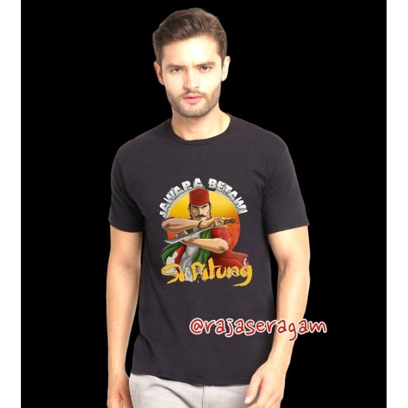 kaos Distro Pria wanita JAWARA BETAWI SI PITUNG KEREN