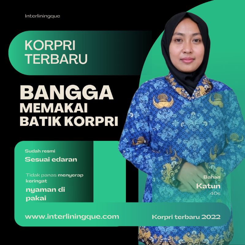 ✨Original✨ Baju korpri terbaru 2022 / baju korpri pria / baju korpri wanita / seragam korpri / serag