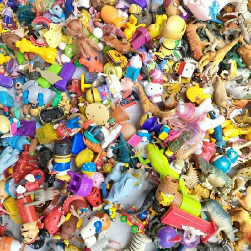 MAINAN MCD, KFC, FOODTOYS, HEWAN KARET SEKEN
