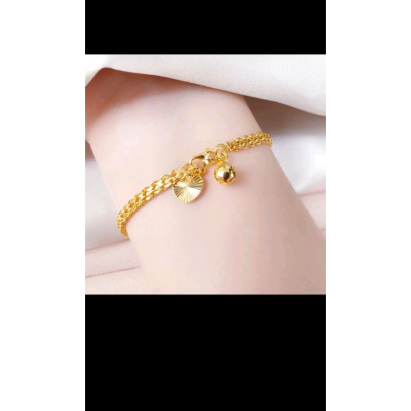 Gelang tangan Xuping lapis emas 24k