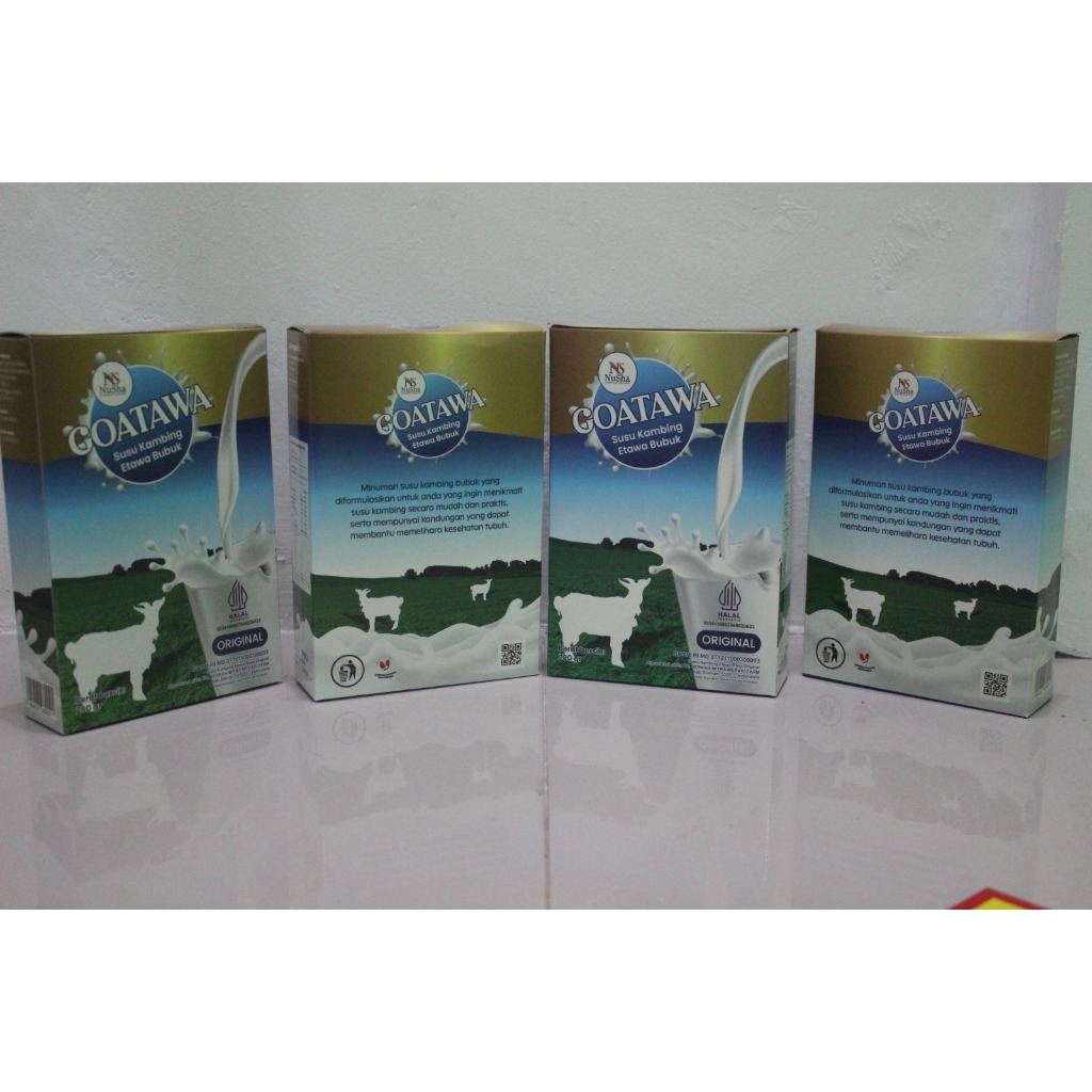 

4 bok Susu Kambing Etawa Bubuk GOATAWA 200 gr