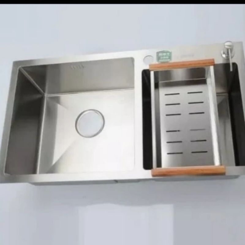 Kitchen sink stainless ONAN 7541 2 Lobang/ bak cuci piring onan stainless 7541