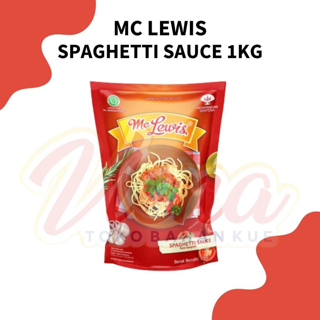 

MC Lewis Spaghetti Sauce 1Kg / Saus / Saos Bolognese Spaghetti