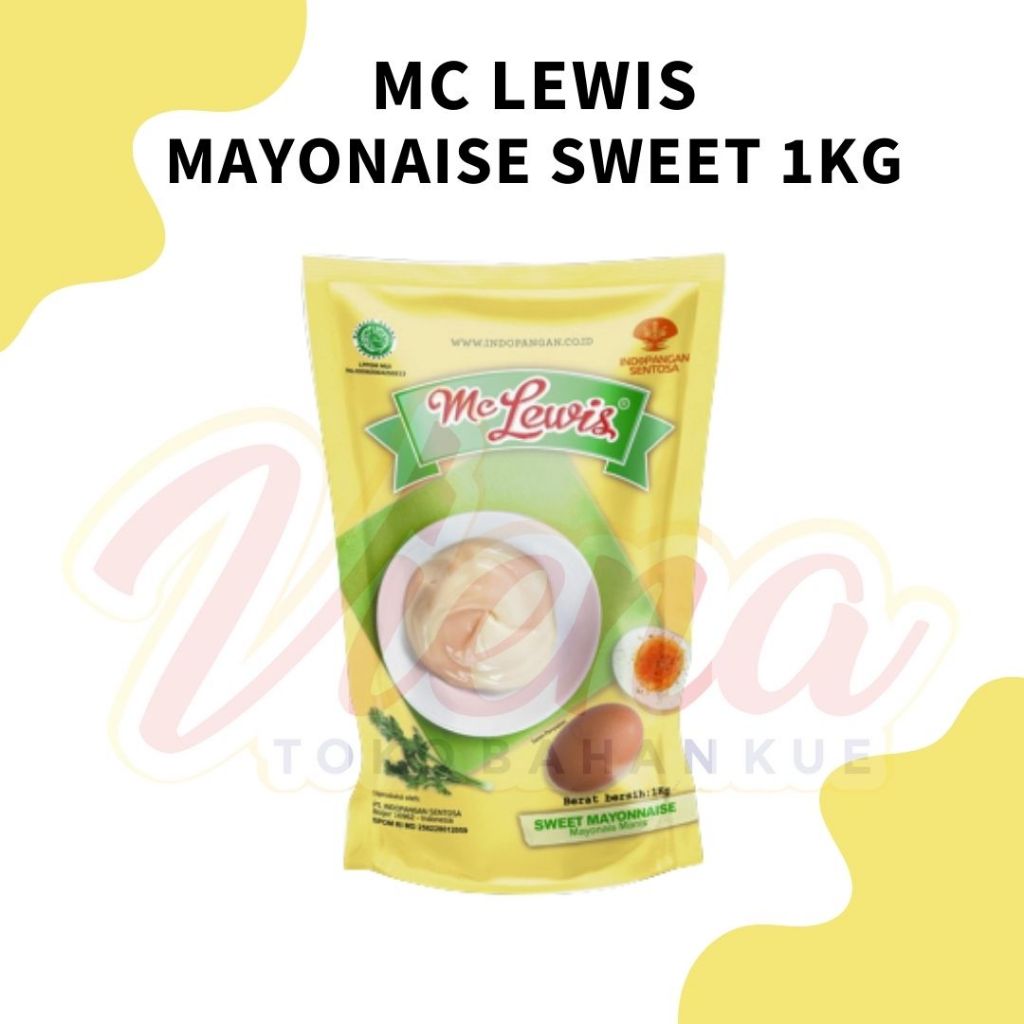 

MC Lewis Mayonaise Sweet 1Kg / Mayo Manis