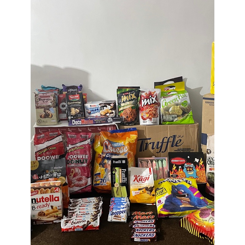 

12.12 Terlaris paket snack import murah request 