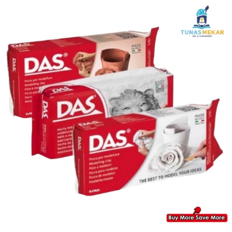 Clay Das 1KG White Stone Terracota