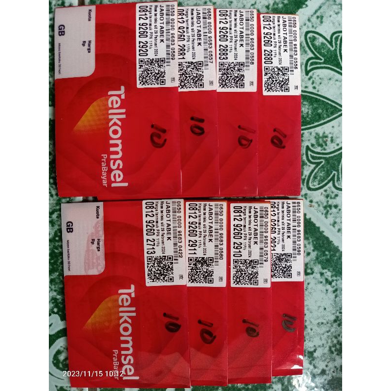 kartu perdana  telkomsel simpati kuota 15gb /10gb / 35gb / 50gb /by u murah