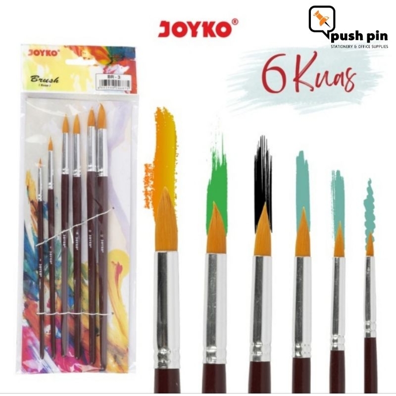 

Joyko Brush Kuas Cat Air Cat Minyak Lukis Acrylic BR-3