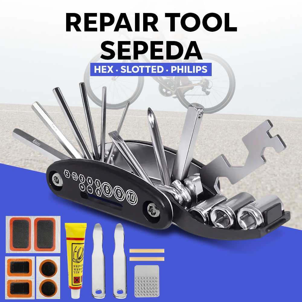 Obeng Repair Tool Set Sepeda kunci satu set lengkap