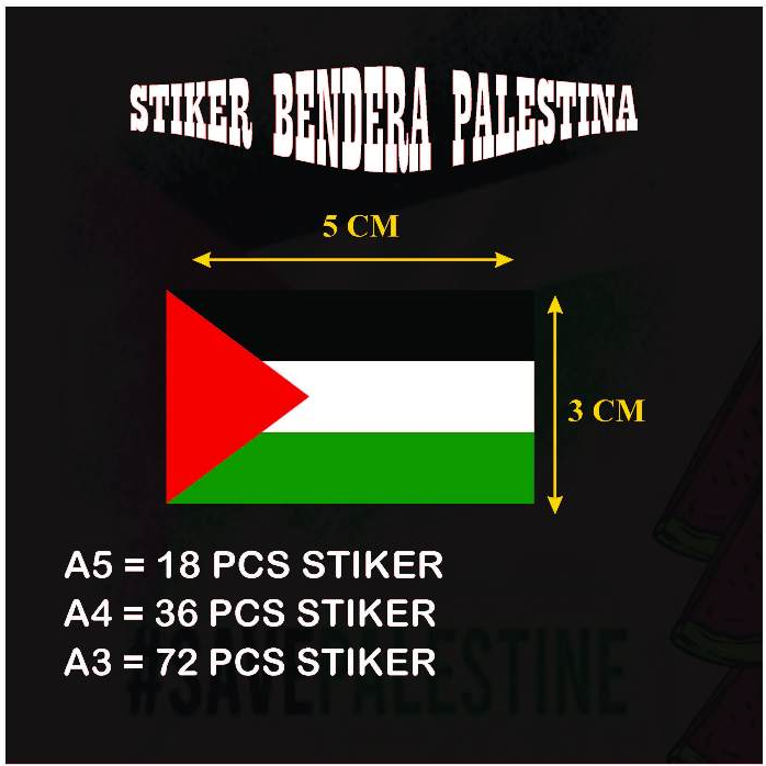 

Stiker Pipi Bendera Palestine Sticker Pipi, Stiker helm, Stiker Laptop