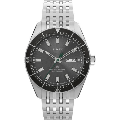 TIMEX TW2V24900 Waterburry Dive Automatic Jam Tangan Pria Original