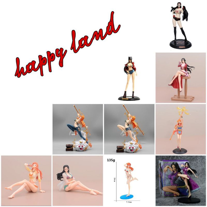 action figure one piece nami boa nico robin vivi pudding bikini sexy