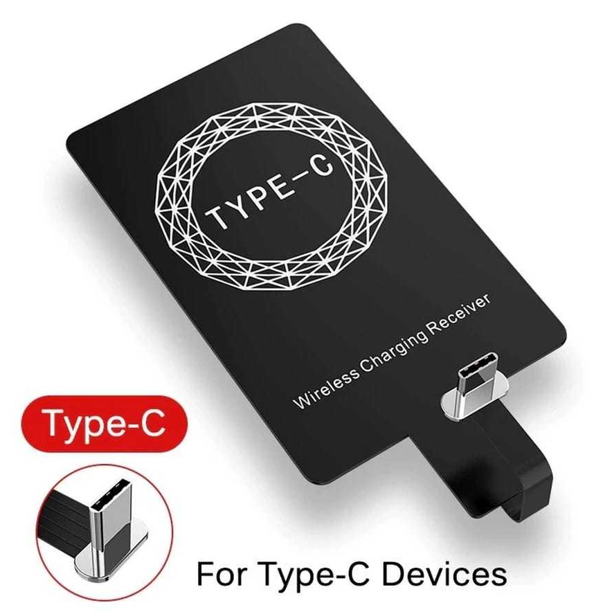 TERMURAH Qi Wireless Charging Receiver USB Type C for Smartphone