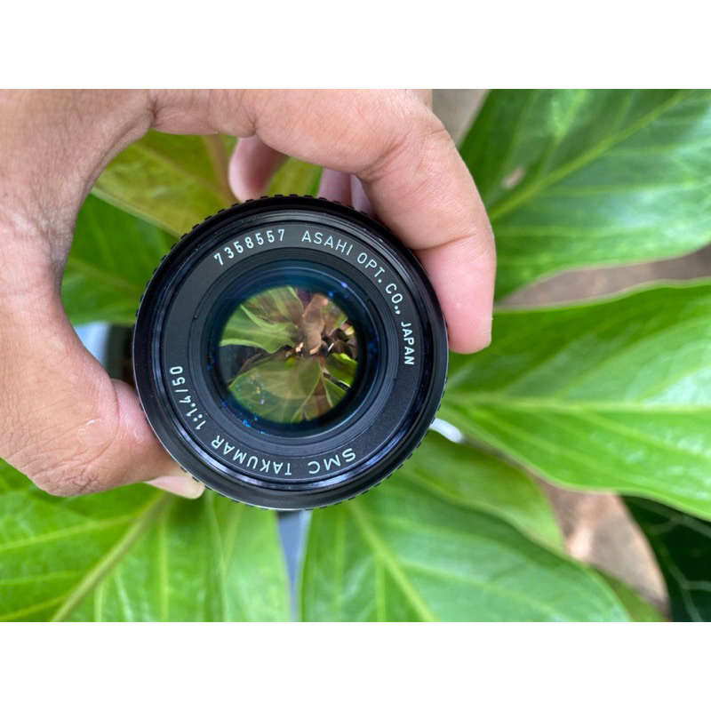 SMC TAKUMAR 50mm F/1.4 +  Adapter K & F