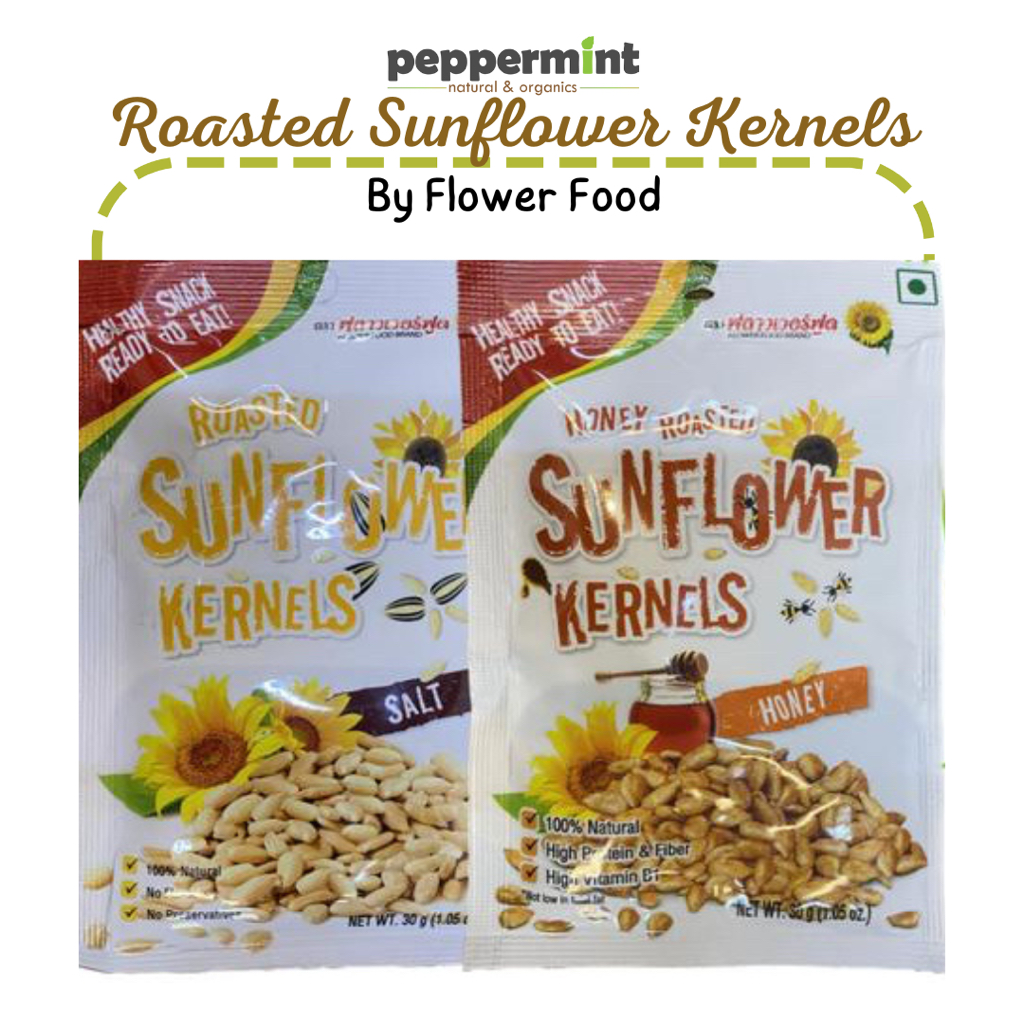 

Flower Food Roasted Sunflower Kernels (30 gr) / Biji Bunga Matahari Panggang