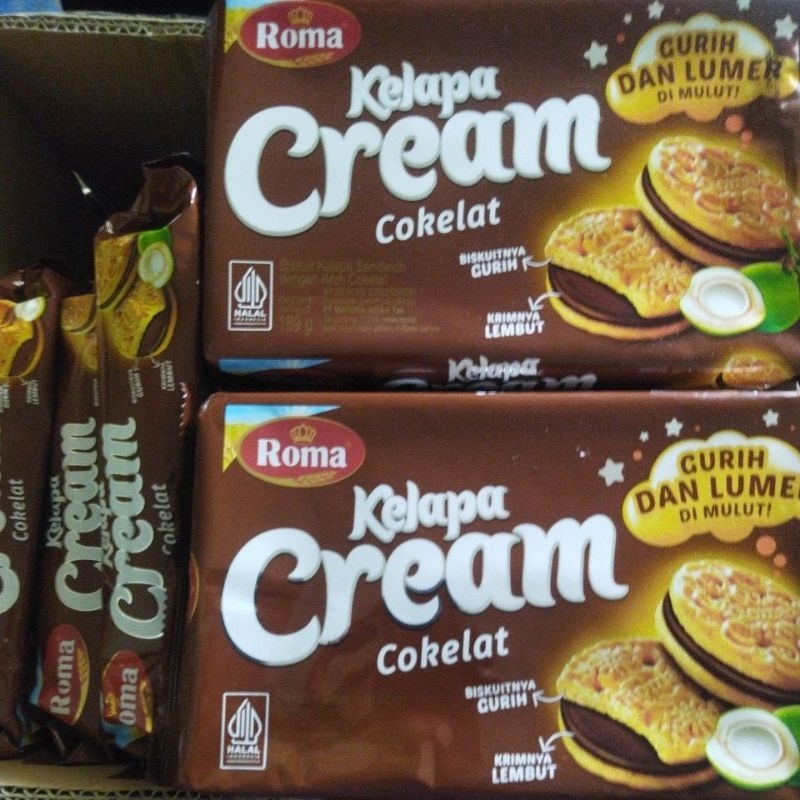 

Roma Kelapa Cream Cokelat 189 gram