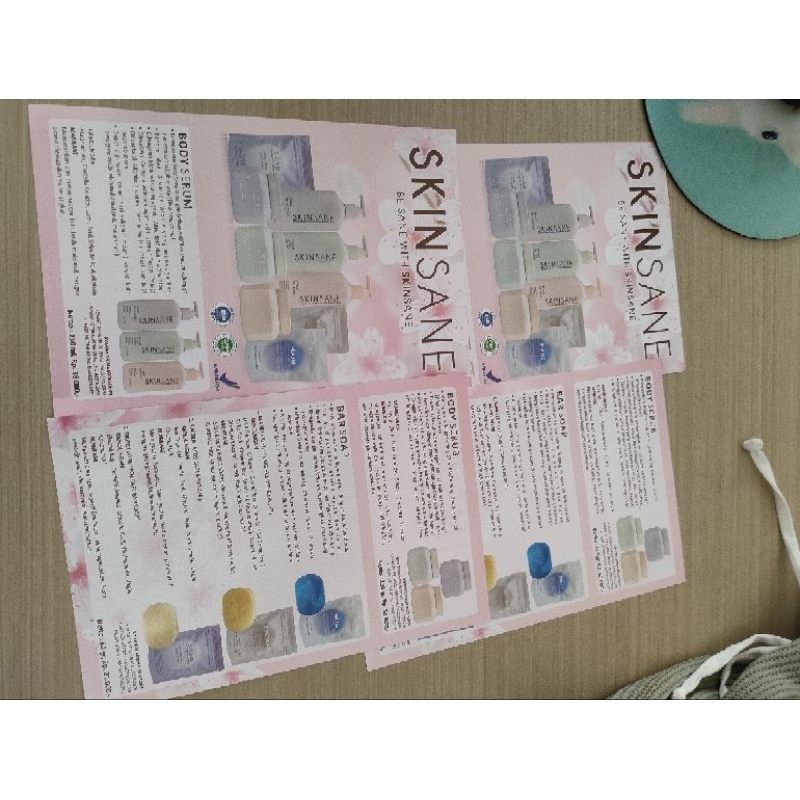 

BROSUR SKINSANE / SKINSANE BROSUR