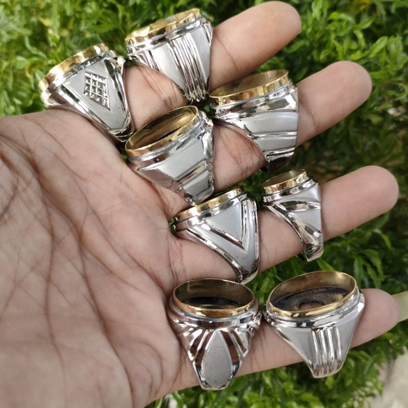 CINCIN RING MONEL DOFF IRAS ALUSAN TANPA SAMBUNGAN/STAINLESS