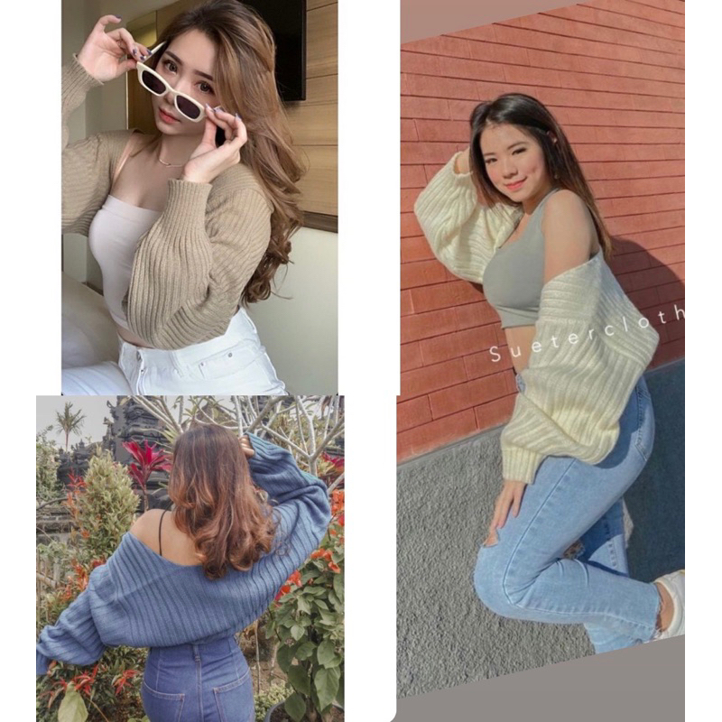 CROP CARDI || CARDIGAN CROP || CROP CARDI OVERSIZE